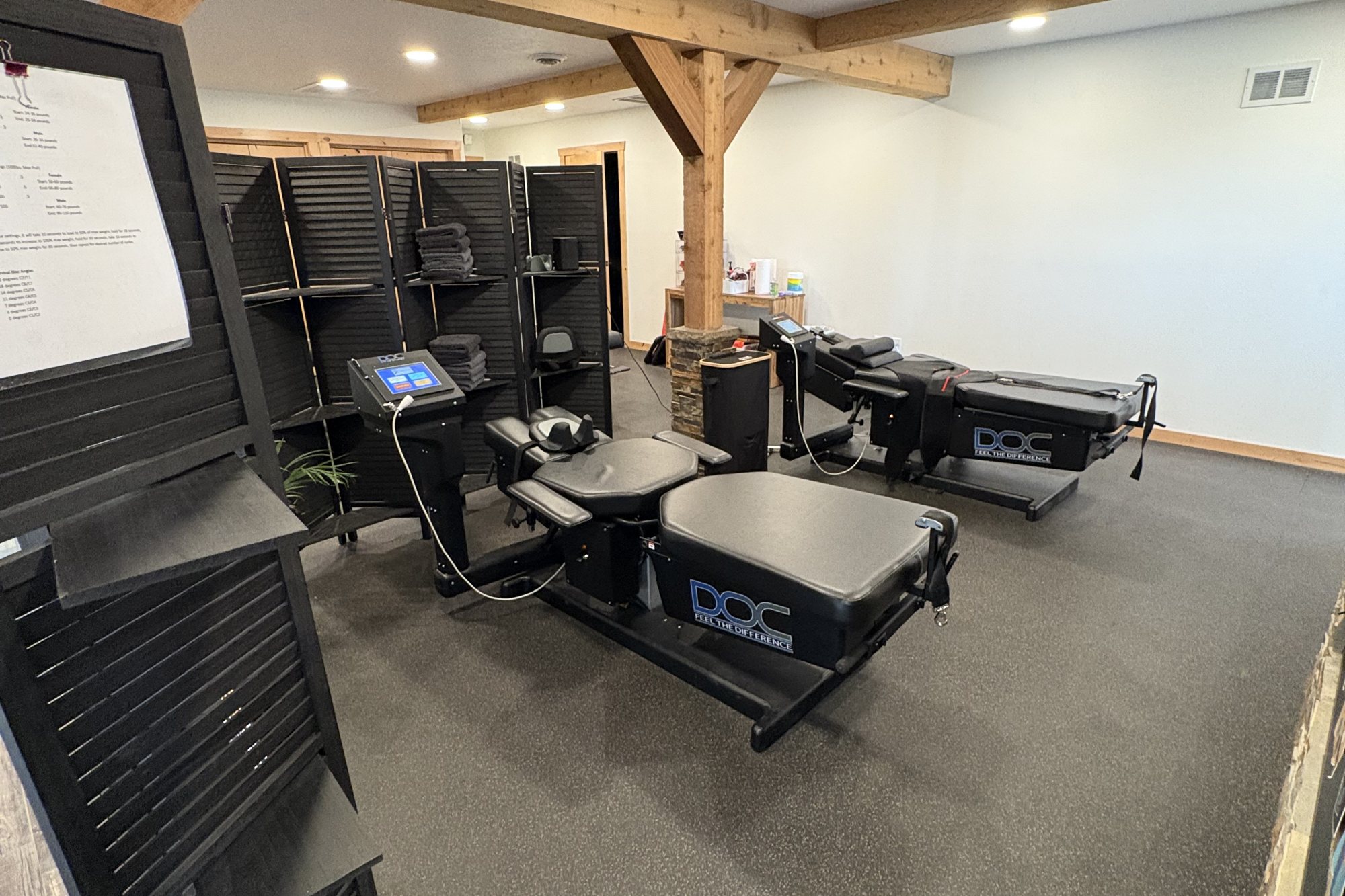 DOC decompression tables at True North Chiropractic